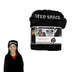 Kids Embroidered Hooded Throw Rug 100 x 125cm - I Need Space, I Believe in Naps, Don't Wake Me Up