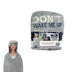 Kids Embroidered Hooded Throw Rug 100 x 125cm - I Need Space, I Believe in Naps, Don't Wake Me Up