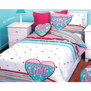 Kids Workshop Country Girl Quilt Cover Set