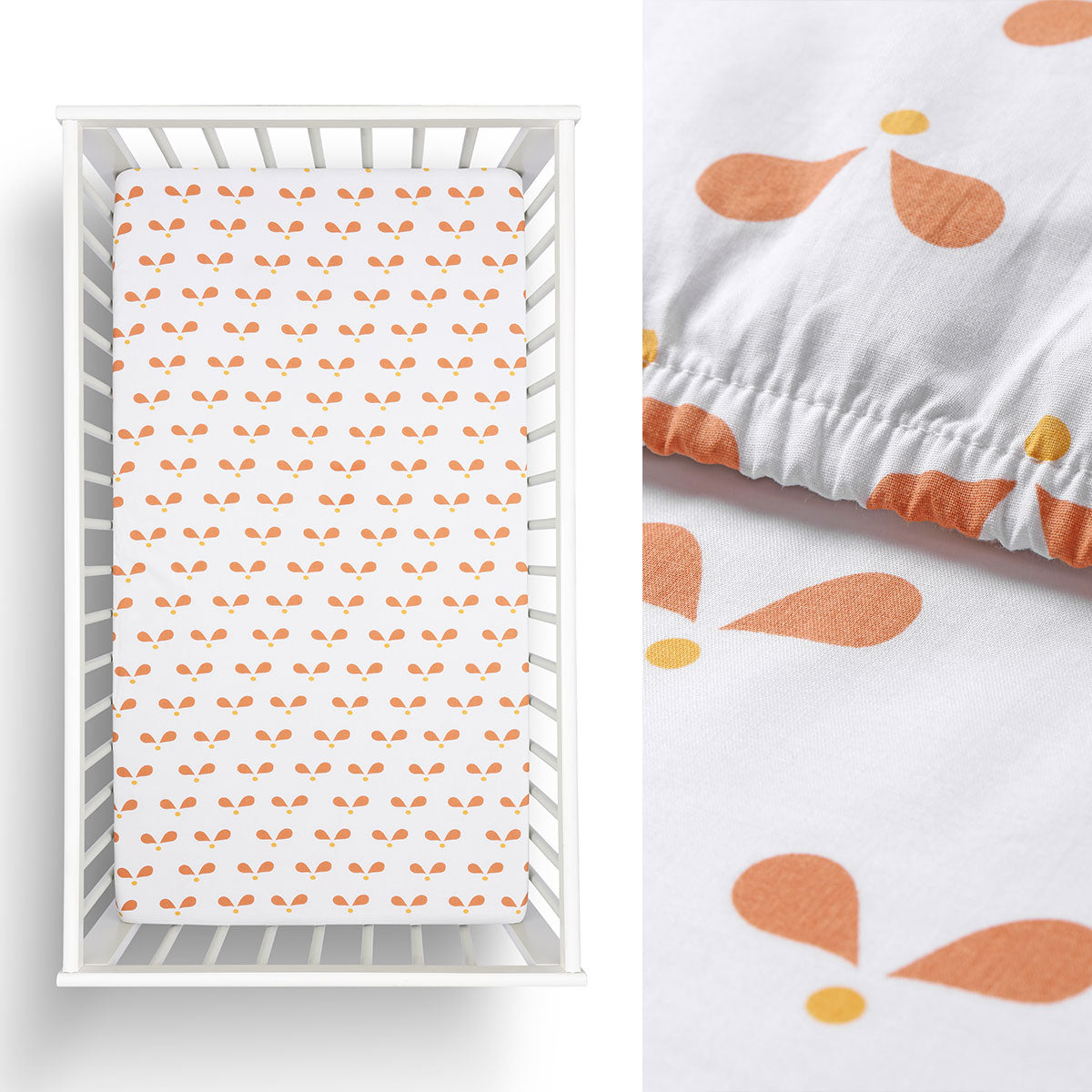 Cotton Cot Fitted Sheet