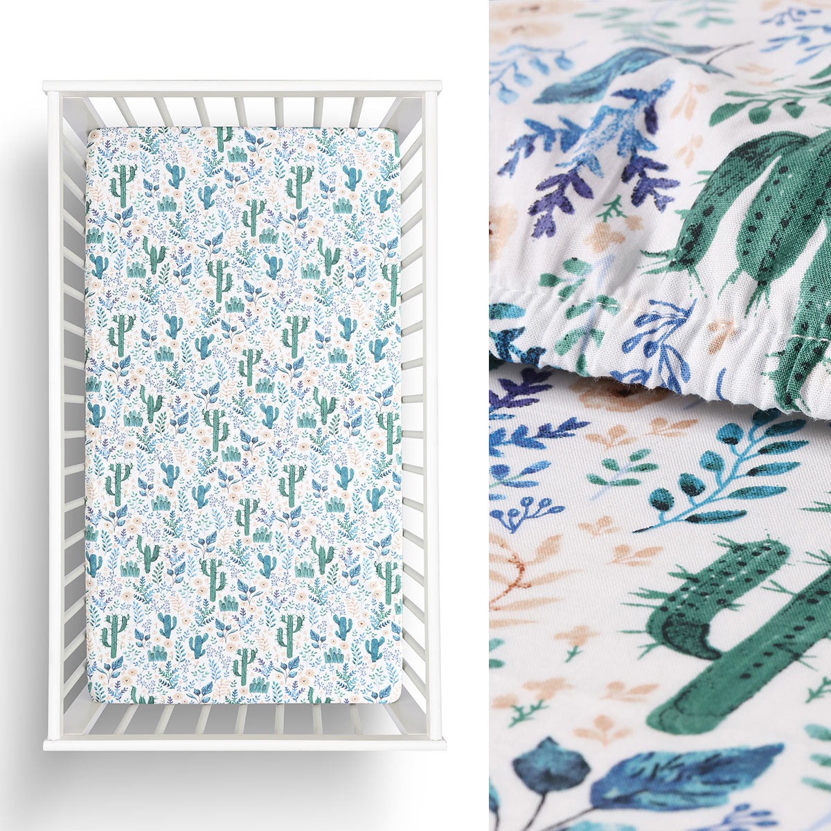 Cotton Cot Fitted Sheet