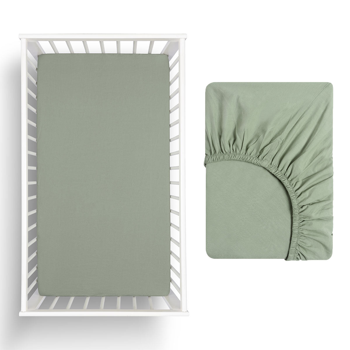Cotton Cot Fitted Sheet