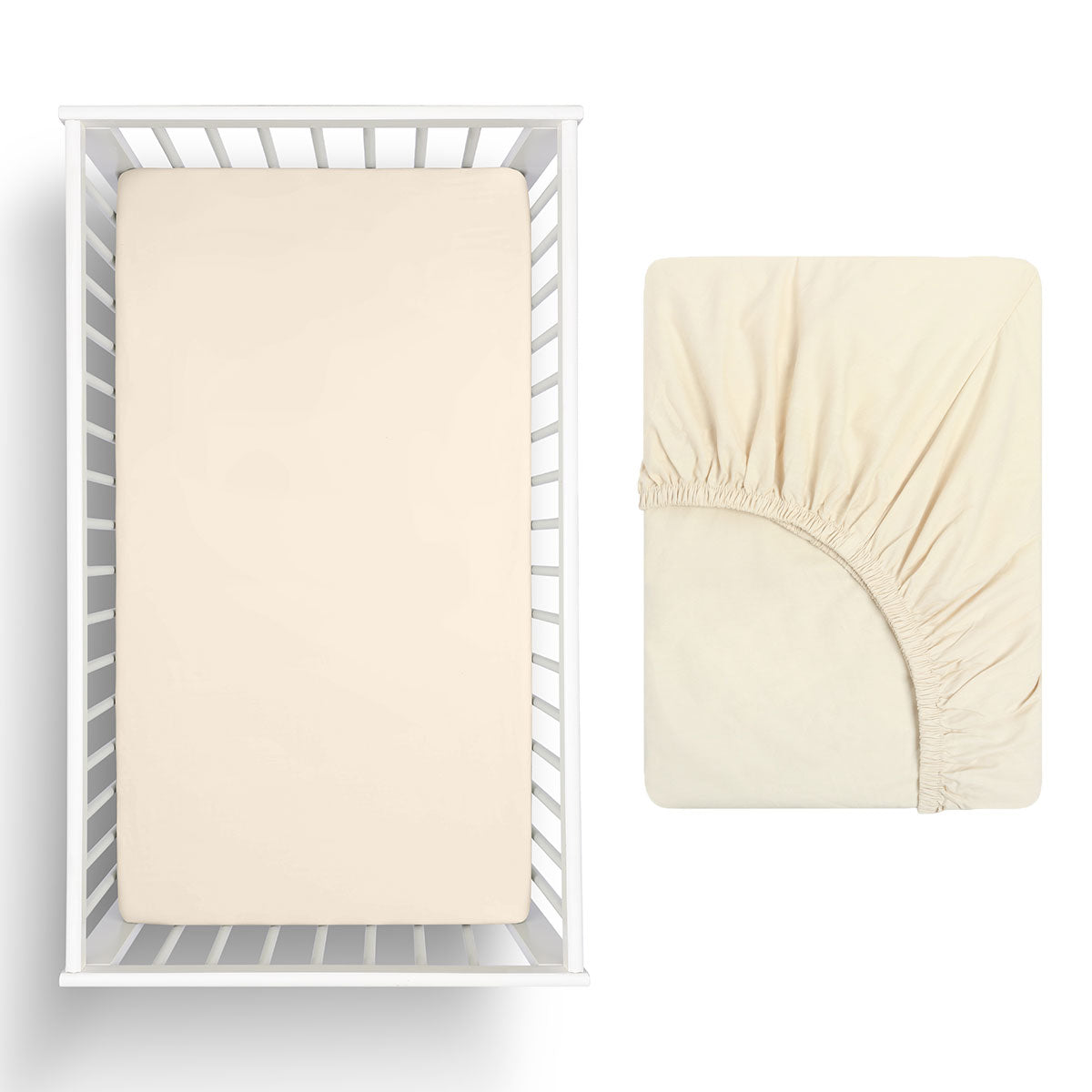 Cotton Cot Fitted Sheet