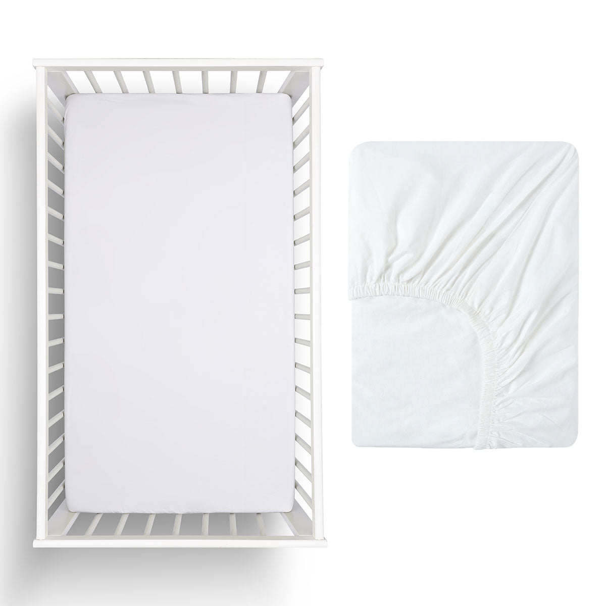 Cotton Cot Fitted Sheet