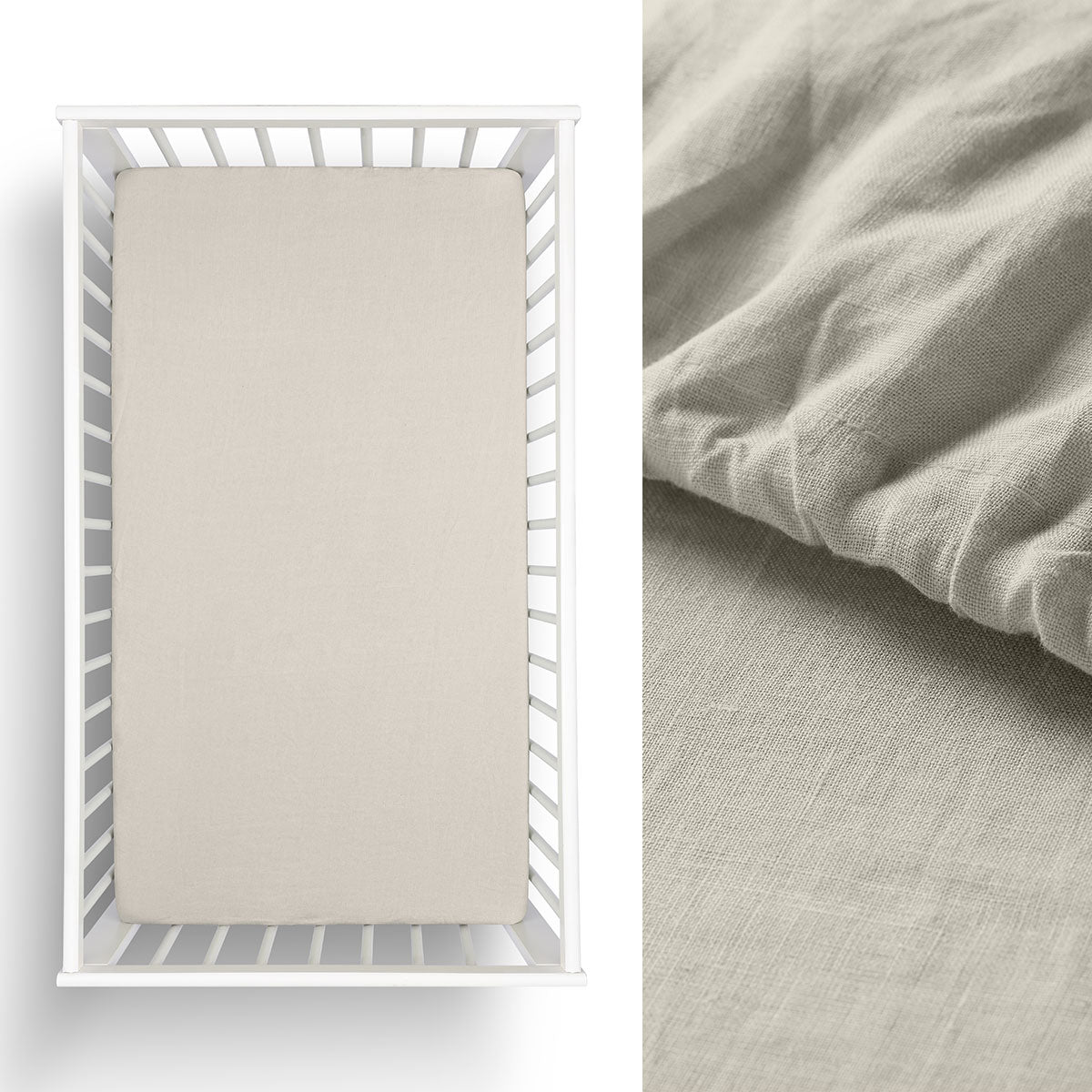1 Pc Hemp Cot Fitted Sheet
