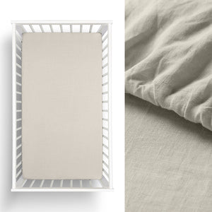 1 Pc Hemp Cot Fitted Sheet