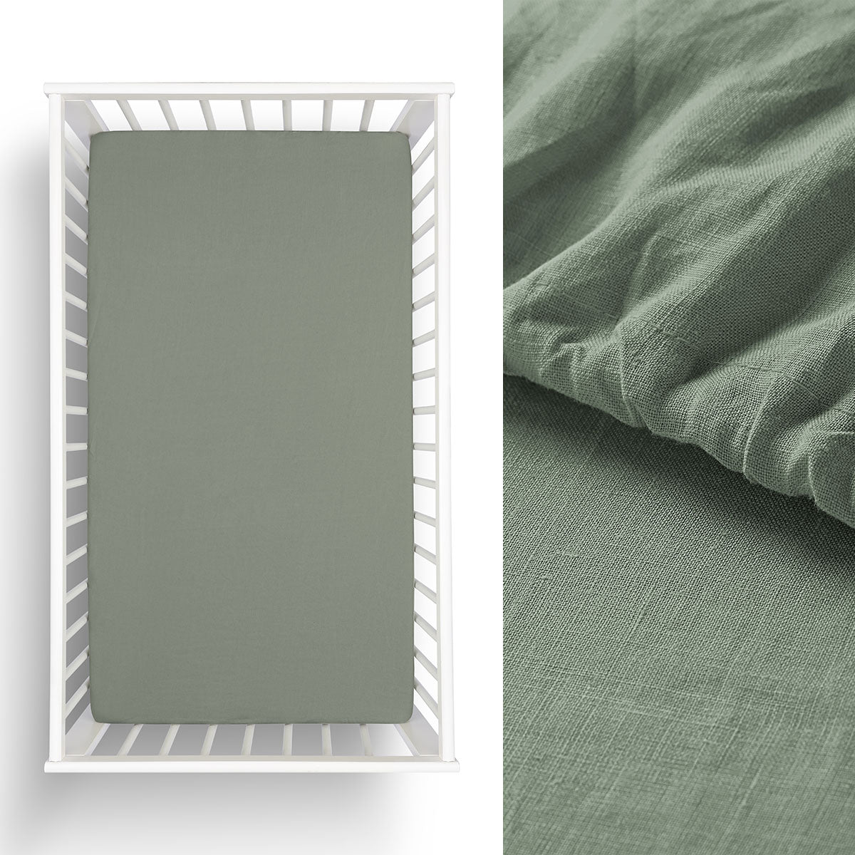 1 Pc Hemp Cot Fitted Sheet