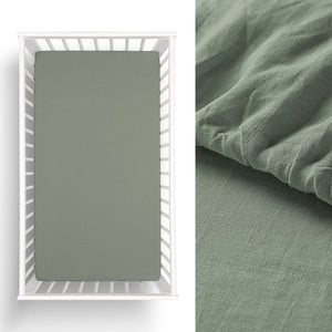 1 Pc Hemp Cot Fitted Sheet