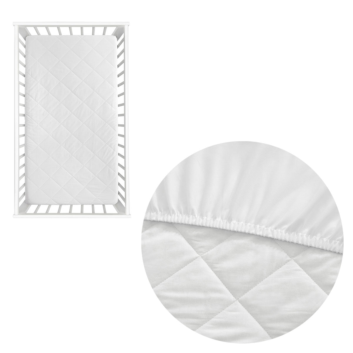 100% Cotton Cot Mattress Protector