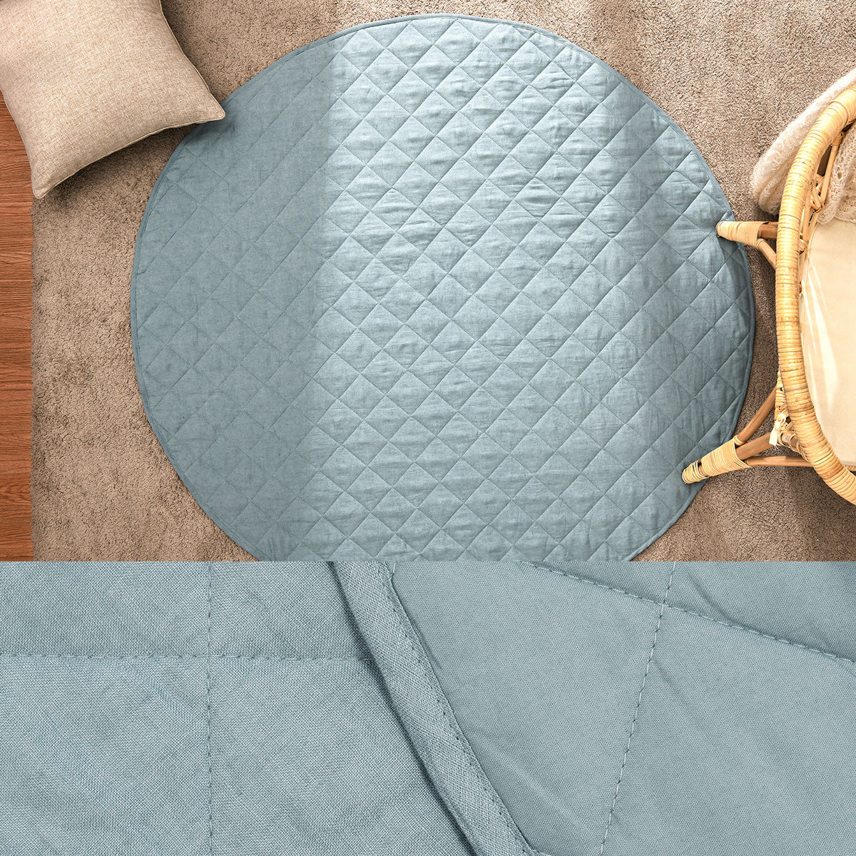 Round Baby Play Mat 130cm