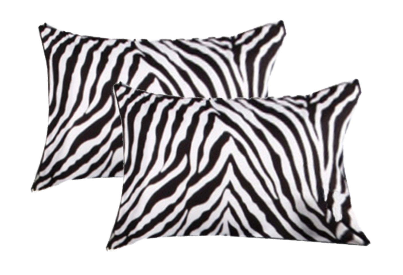 2 Pce Zebra Standard Pillowcase