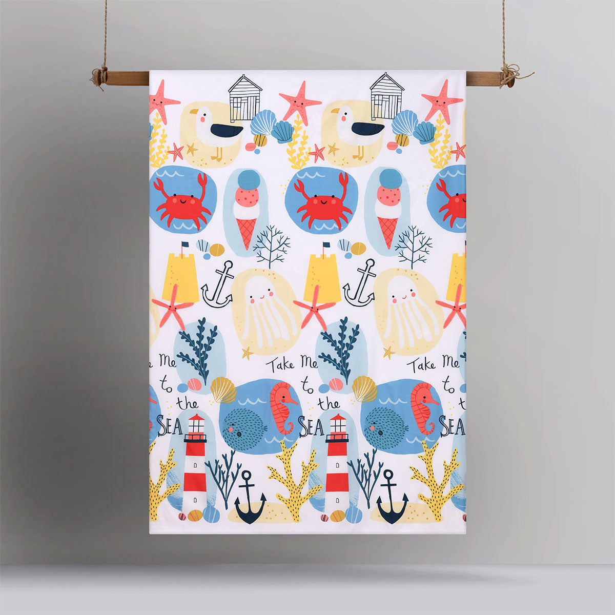 Seaside Glow in the Dark Quilt Cover Set