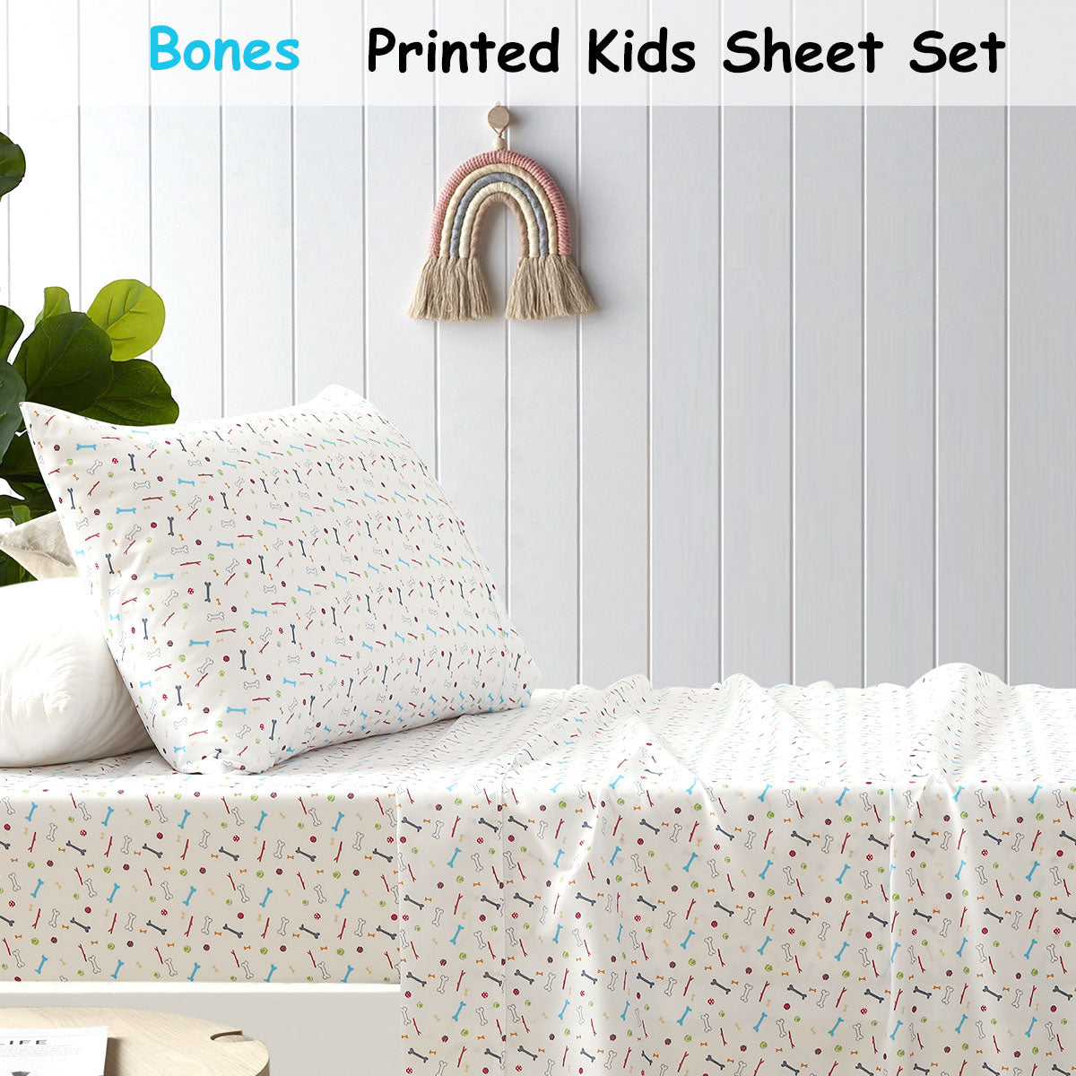Bones Kids Printed Sheet Set