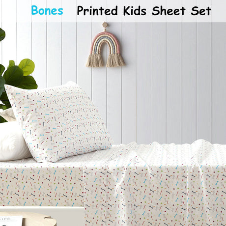 Bones Kids Printed Sheet Set