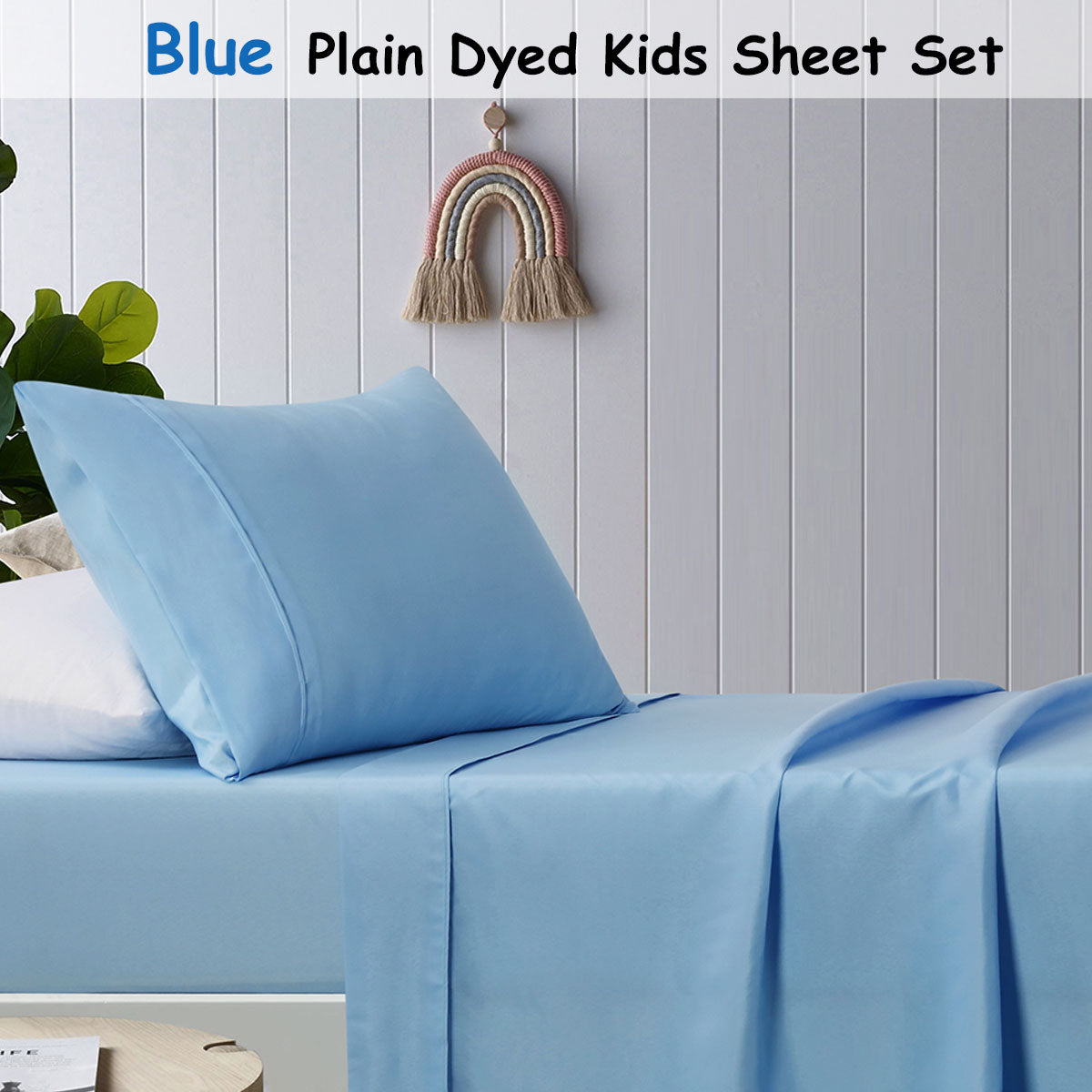 Plain Dyed and Multi Stripes Printed Microfibre Sheet Set