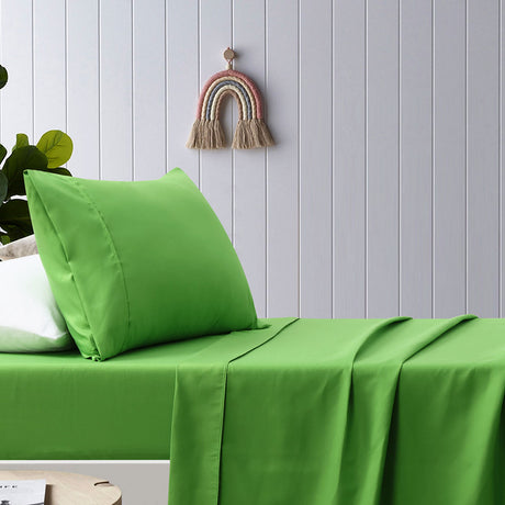 Plain Dyed and Multi Stripes Printed Microfibre Sheet Set