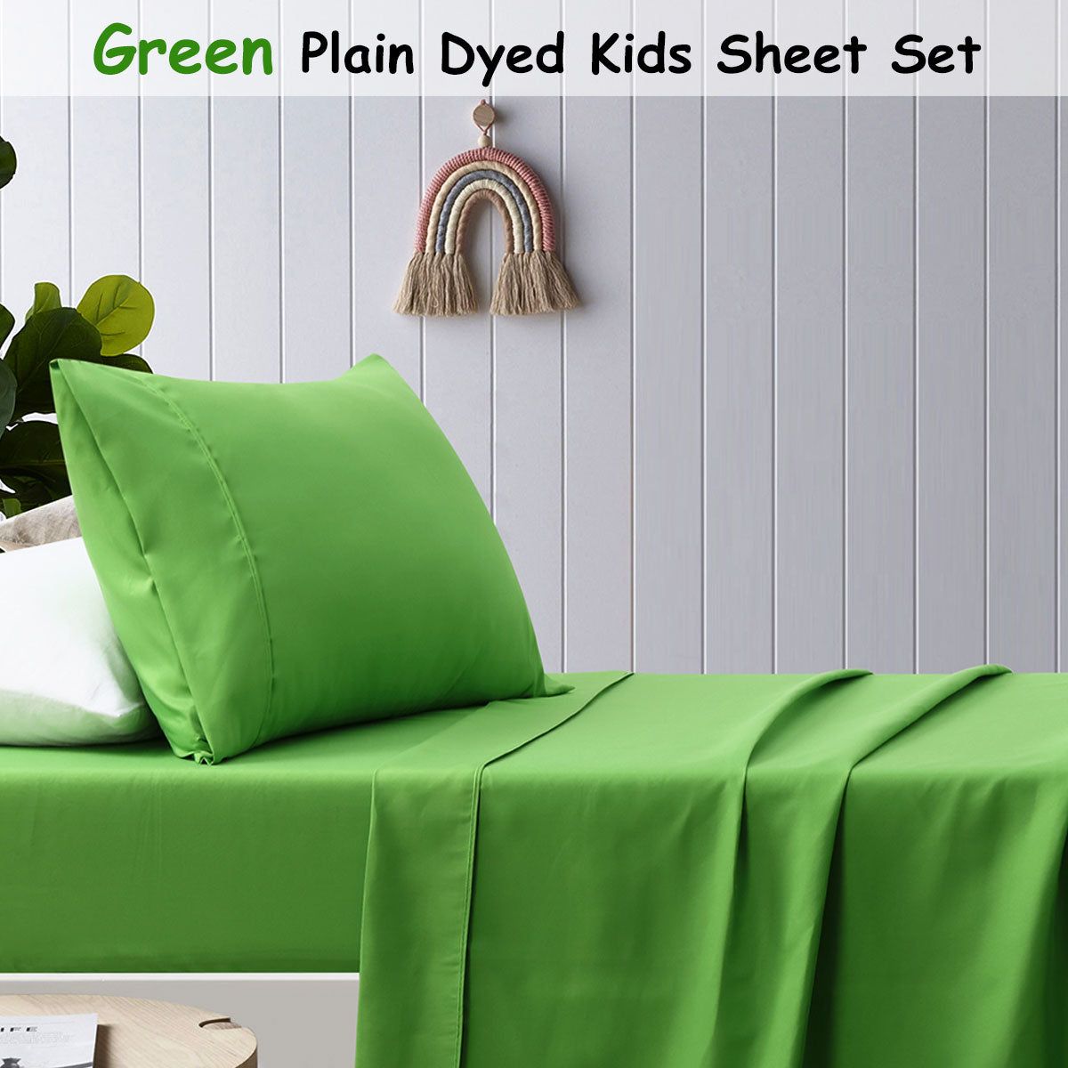 Plain Dyed and Multi Stripes Printed Microfibre Sheet Set