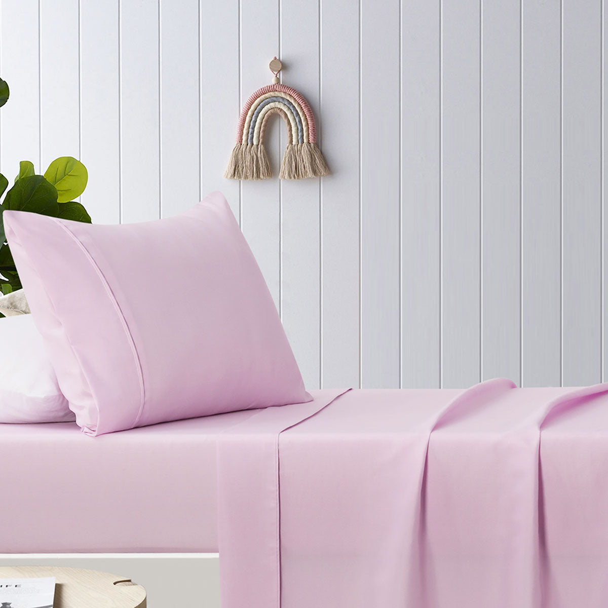 Plain Dyed and Multi Stripes Printed Microfibre Sheet Set