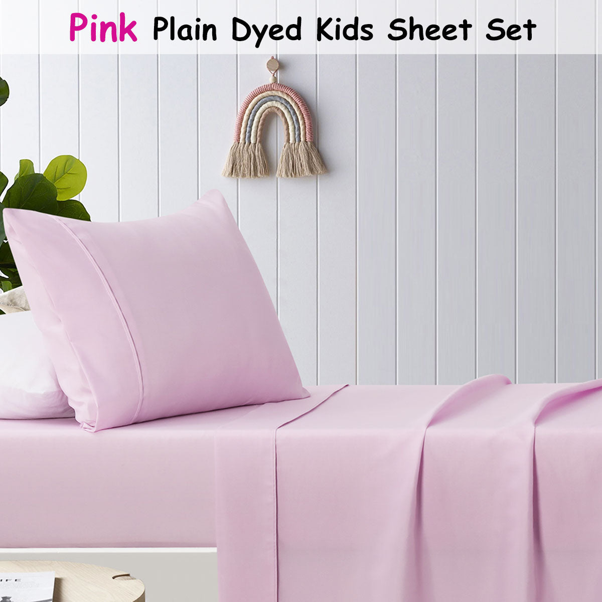 Plain Dyed and Multi Stripes Printed Microfibre Sheet Set