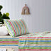 Plain Dyed and Multi Stripes Printed Microfibre Sheet Set