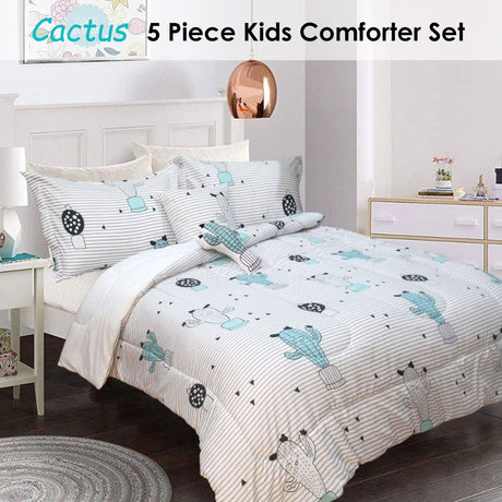 5 Piece Kids Comforter Set