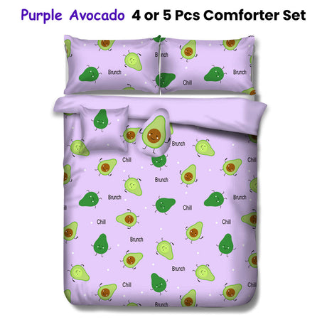 Purple Avocado Kids Adventure Comforter Set 4 & 5 Pcs