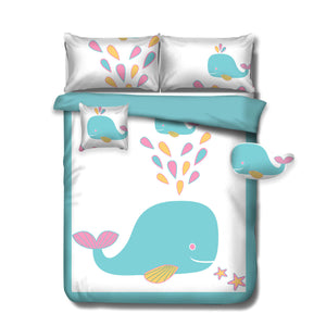 Baby Blue Whale Kids Adventure Comforter Set 4 & 5 Pcs