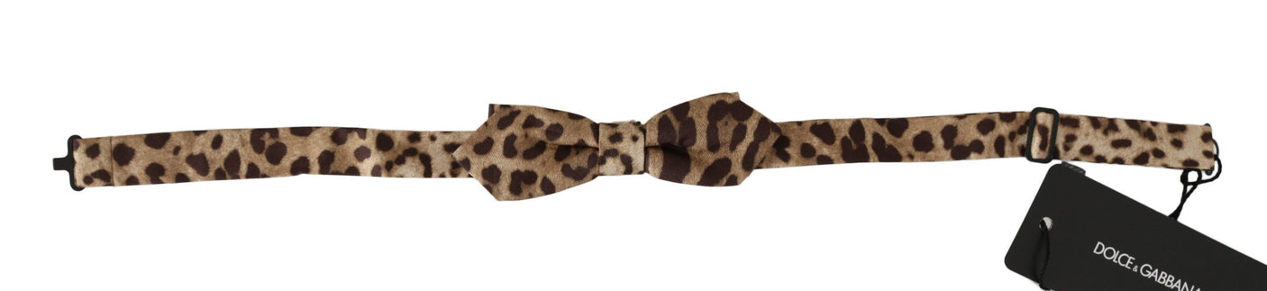 Bow Tie - Brown Leopard One Size Men