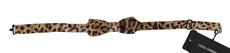 Bow Tie - Brown Leopard One Size Men