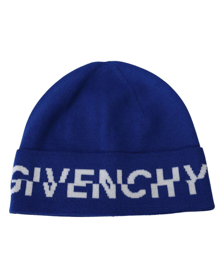 GIVENCHY Beanie Hat with Logo Detail One Size Men - Authentic Style