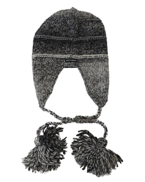 Beanie Hat With Logo Details One Size Men