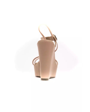 Wedge Sandal with Platform and Ankle Strap for Women