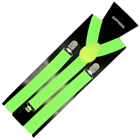 Mens Suspenders Braces Adjustable Strong Clip On Elastic Formal Wedding Slim