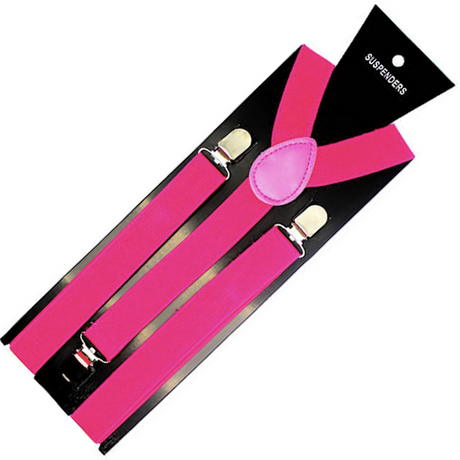 Mens Suspenders Braces Adjustable Strong Clip On Elastic Formal Wedding Slim