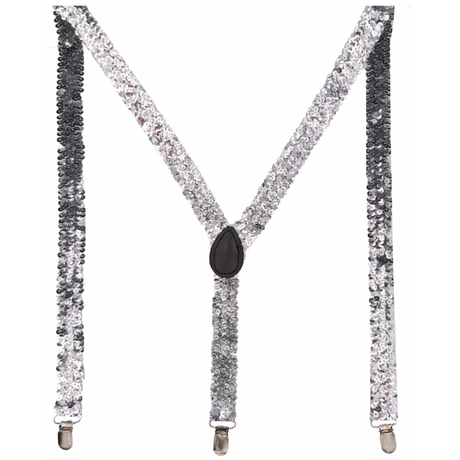 Mens Suspenders Braces Adjustable Strong Clip On Elastic Formal Wedding Slim